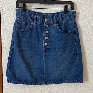 Express Denim Mini Skirt Size 6 NWOT